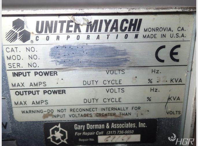Unitek Peco Ac Welding Control