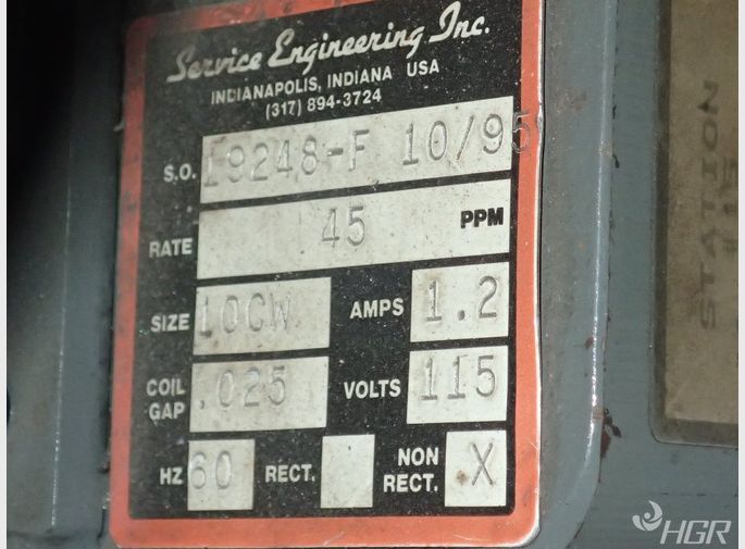 Service Engineering Inc Vibratory Bowl