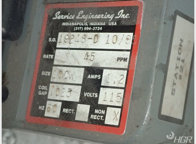 Service Engineering Inc Vibratory Bowl