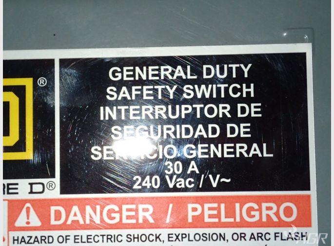 Square D Fusible Disconnect