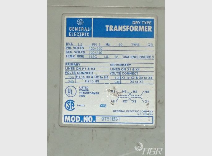 General Electric Transformer