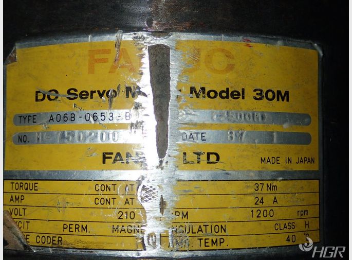 Fanuc Dc Servo Motor