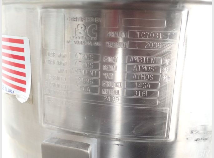 Tc Stainless Ss Tank