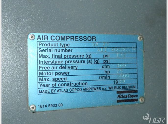Atlas Copco Air Compressor