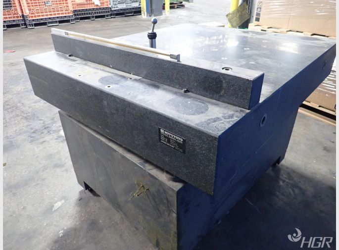 Used Mitutoyo Granite Surface Plate W/ Stand | HGR Industrial Surplus