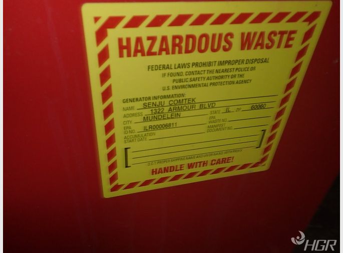  Hazardous Waste Bin