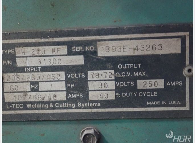 Ltec Plasma Cutter