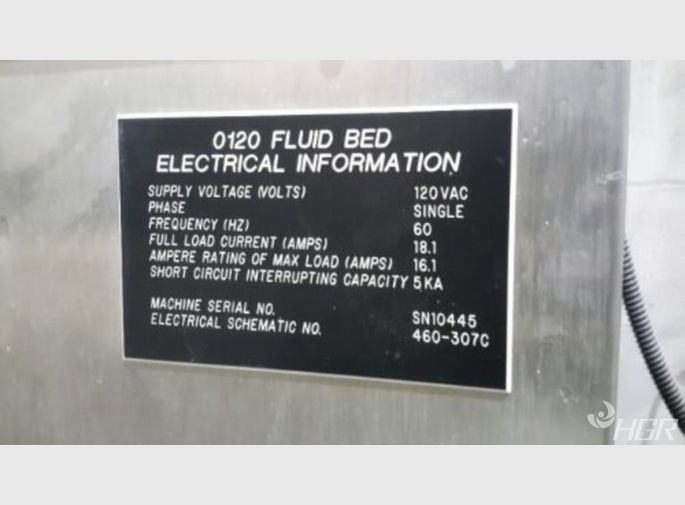 Used Fluid Air Fluidized Bed System HGR Industrial Surplus