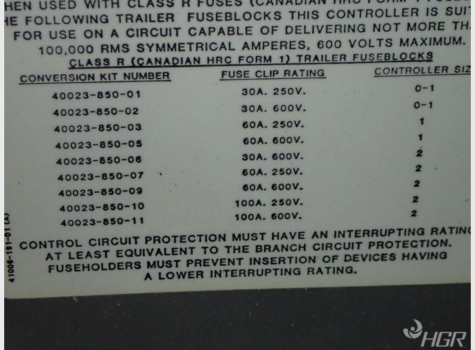 Allenbradley Combination Starter