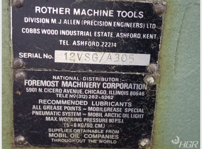 Rother Machine Tools Press