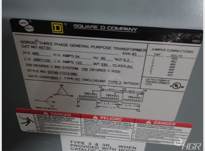 Square D Transformer 