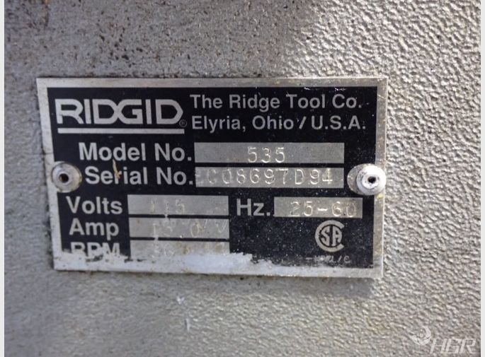 Ridgid Pipe Threader