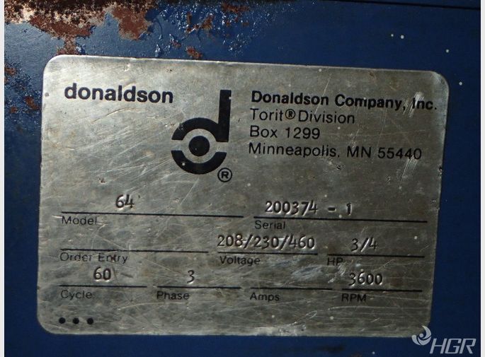 Donaldson Torrit Dust Collector
