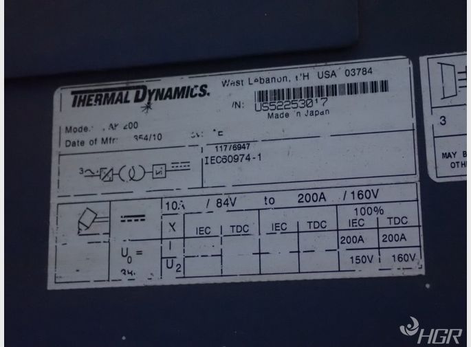 Thermal Dynamics Plasma Cutter