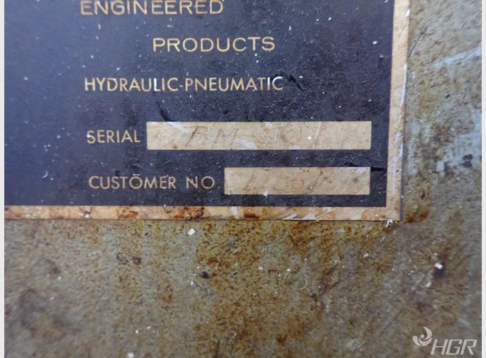 Walter Norris Engineering Workbench W Hydraulic Unit