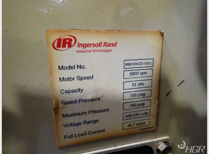 Ingersoll Rand Ingersoll Rand Irn75hcc115l Air Compressor