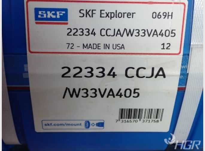 Skf Explorer Skf Explorer 22334 Ccjaw33va405  Spherical Roller Bearing 170mm X 360mm X120mm