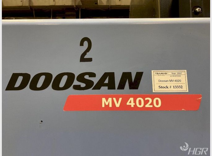 Used Doosan Doosan Mv-4020 CNC Vertical Machining Center | HGR ...