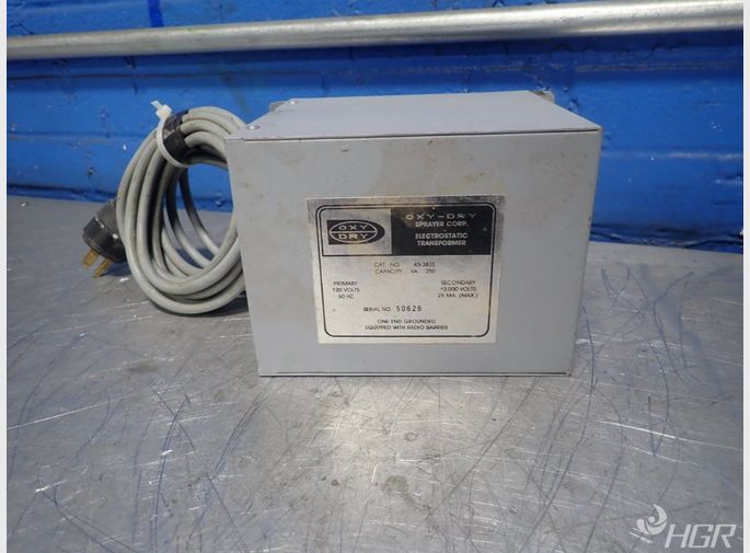 Oxydry Electrostatic Tranformer