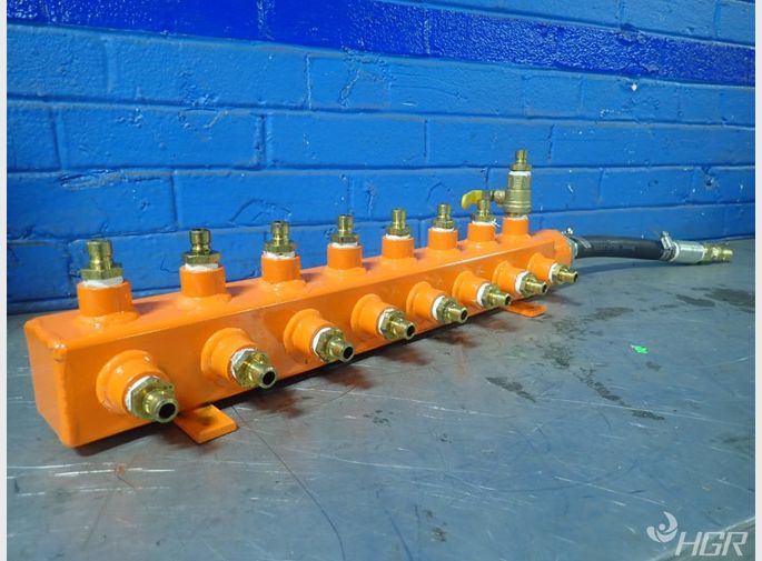 Plasti Process Equipment Water Manifold