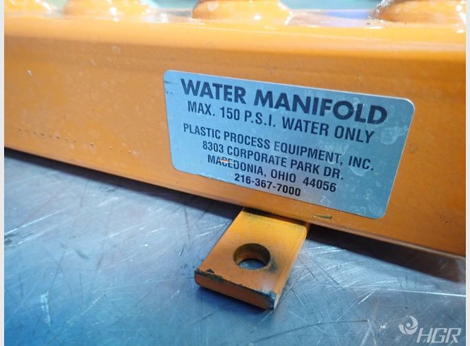 Plasti Process Equipment Water Manifold