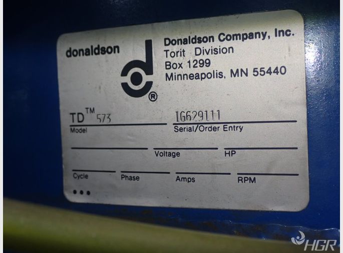 Donaldsontorit Donaldsontorit Td573 Cyclone Dust Collector