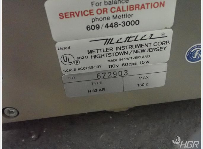 Metler Toledo Analytical Balancer 