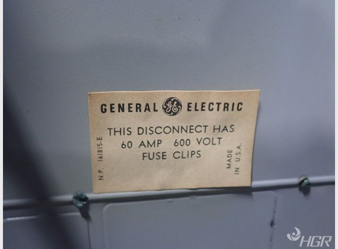General Electric Fusible Disconnect