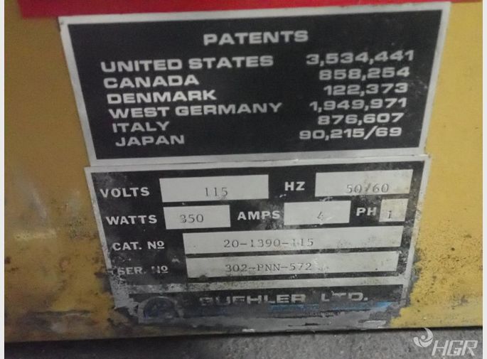 Buehler Ltd Mounting Press