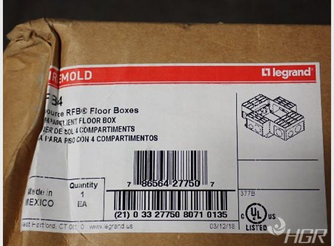 Wiremold Floor Box