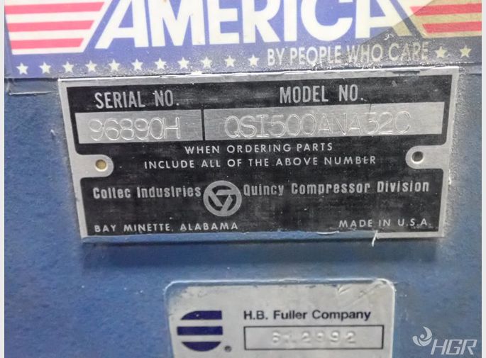 Quincy Compressor Quincy Compressor Qsi500ana32c Compressor