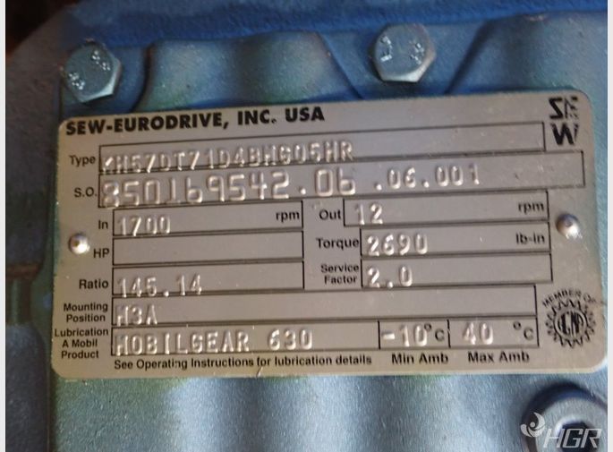 Sew Index Table