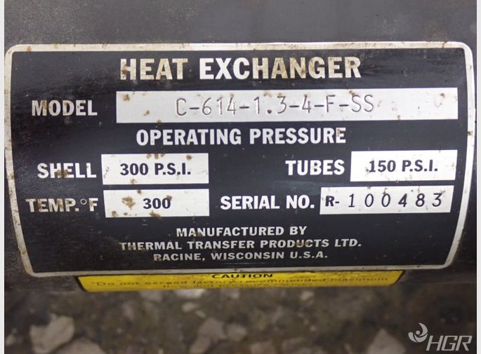 Thermal Transfer Products Heat Exchanger