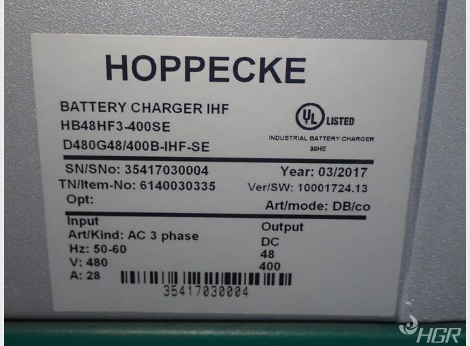 Hoppecke Hoppecke Hb48hf3400se Battery Charger