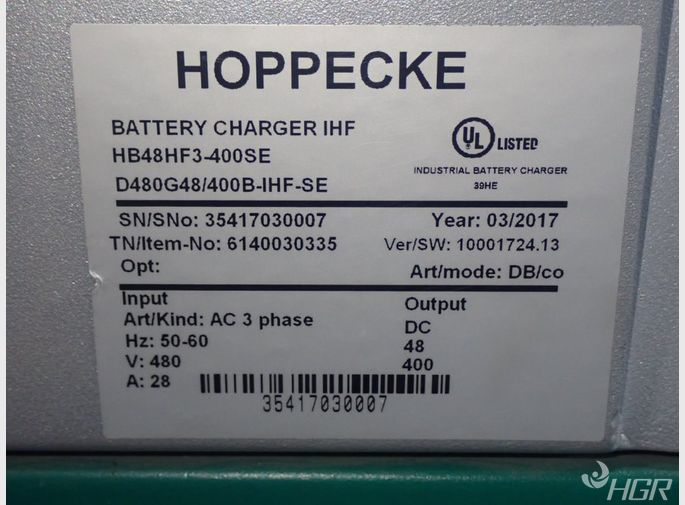 Hoppecke Hoppecke Hb48hf3400se Battery Charger
