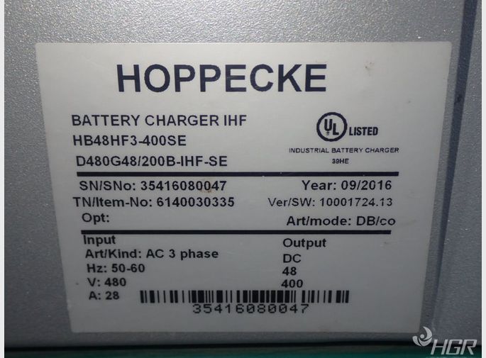 Hoppecke Hoppecke Hb48hf3400se Battery Charger