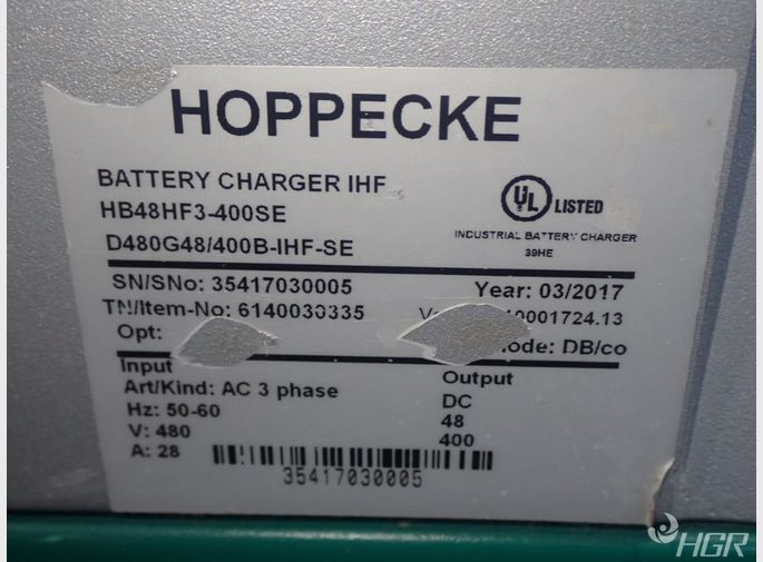 Hoppecke Hoppecke Hb48hf3400se Battery Charger