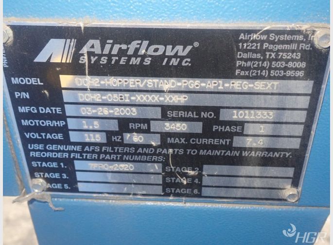 Airflow Systems Dust Collector