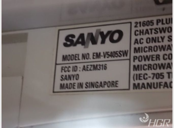 Sanyo Microwave