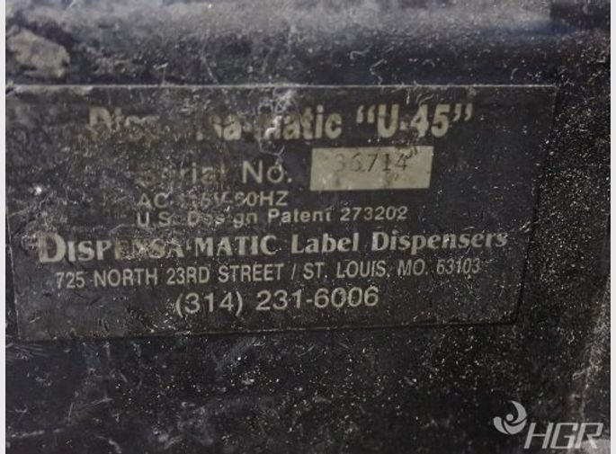 Dispensa Matic Label Rewinder
