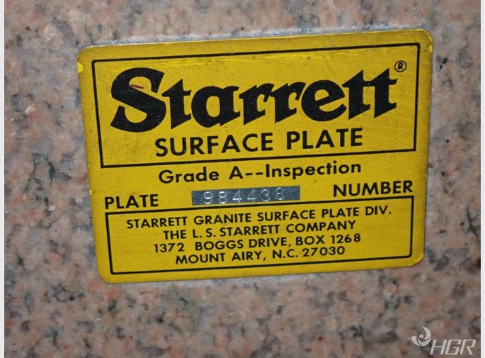 Starrett Starrett Granite Surface Table