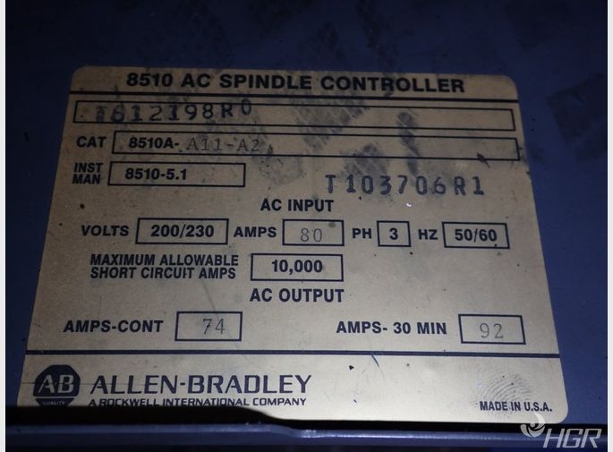 Allen Bradley Digital Ac Spindle Drive