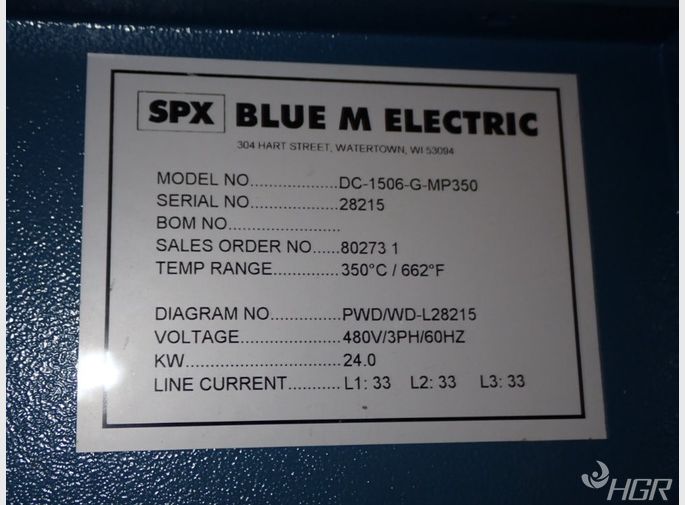 Spxblue M Spxblue M Dc1506gmp350 Oven