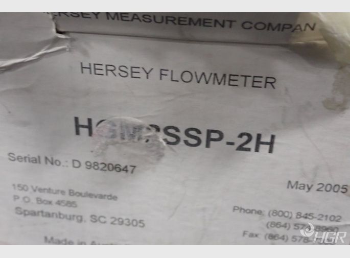 Hersey Flowmeter