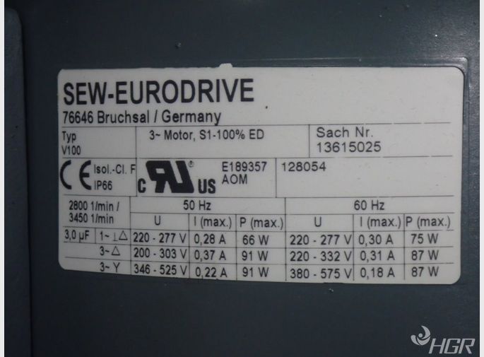 Used Sew Eurodrive Motor