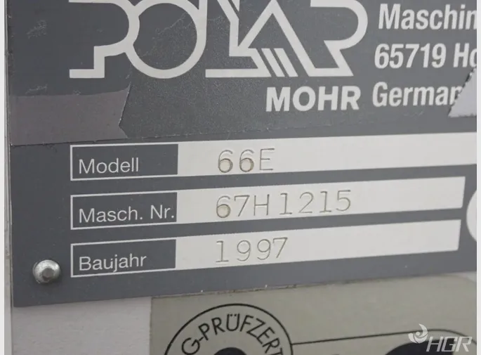 Used Polar Mohr/adolf Mohr Polar Mohr/adolf Mohr 66e Sheeter