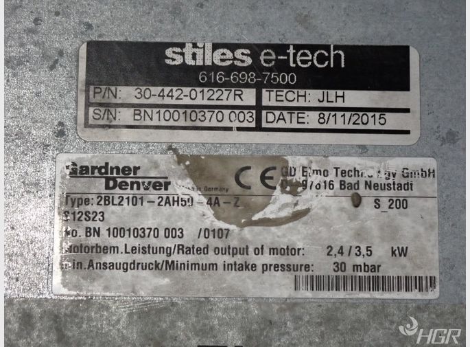 Gardner Denver Liquid Ring Vacuum Pump