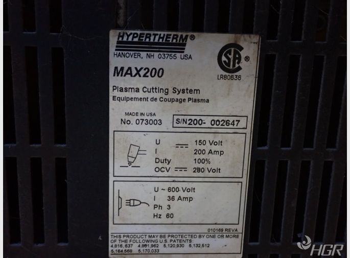 Hypertherm Plasma Cutter