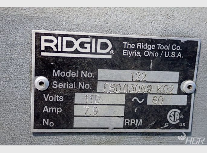 Ridgid Copper Cutting Machine