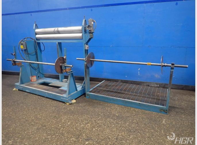 Bruno Machinery Unwind Roller Stand